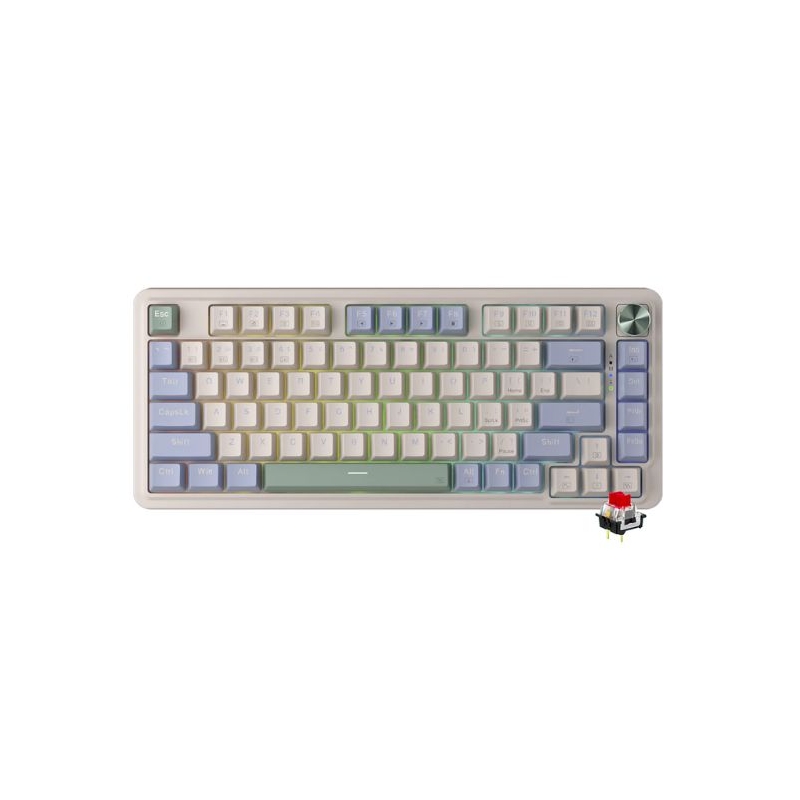 Teclado Redragon Ucal Pro K673CPG RGB Wireless Blanco Al Mejor