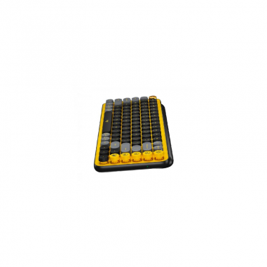 Teclado Mecánico Inalámbrico Logitech POP Keys Mist / Yellow / Teclas para  emojis intercambiables / Bluetooth / USB Logi Bolt / 920-010713