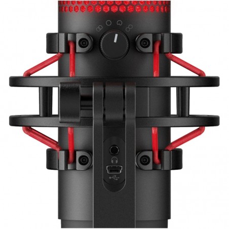 Micrófono Hyperx QuadCats USB - Led rojo. Tienda oficial en Paraguay