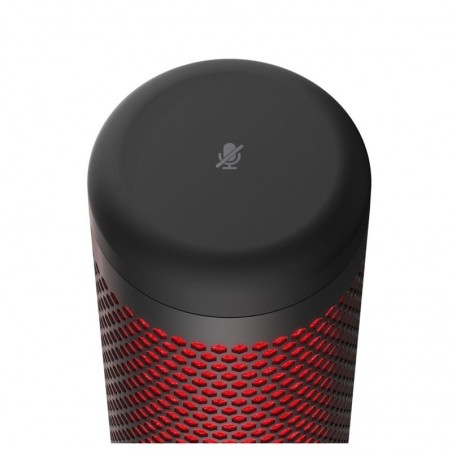 Micrófono Hyperx QuadCats USB - Led rojo. Tienda oficial en Paraguay