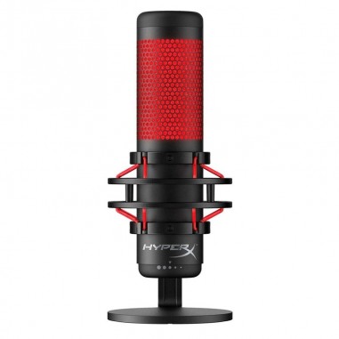 Micrófono Hyperx QuadCats USB - Led rojo. Tienda oficial en Paraguay