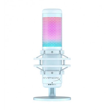 Micrófono HyperX Quadcast S RGB USB Blanco 519P0AA