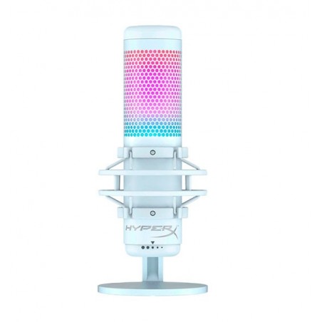 Micrófono HyperX Quadcast S RGB USB Blanco 519P0AA