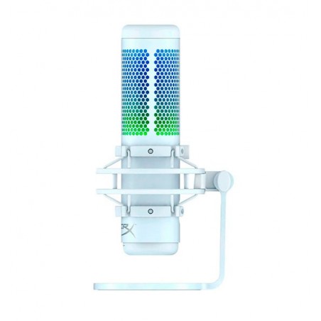 Micrófono HyperX Quadcast S RGB USB Blanco 519P0AA