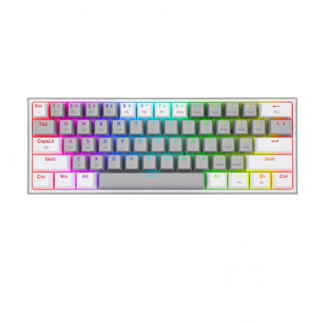 Teclado gamer Redragon Fizz Pro - White/Gray