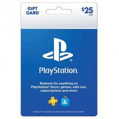 Gift Card PlayStation Store $25