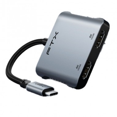 Adaptador FTX USB-C 4 en 1 – HDMI...