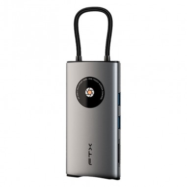 Hub FTX USB-C 3.0 – 8 en 1 – HDMI 4K...