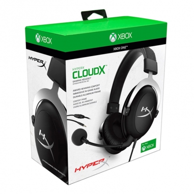Auriculares Gaming HyperX CloudX Chat Negro Licenciado Xbox One
